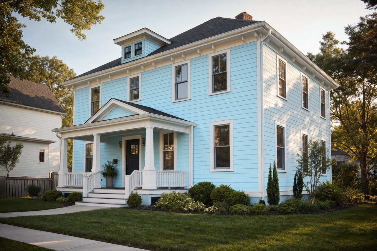 Splash by Benjamin Moore on exterior