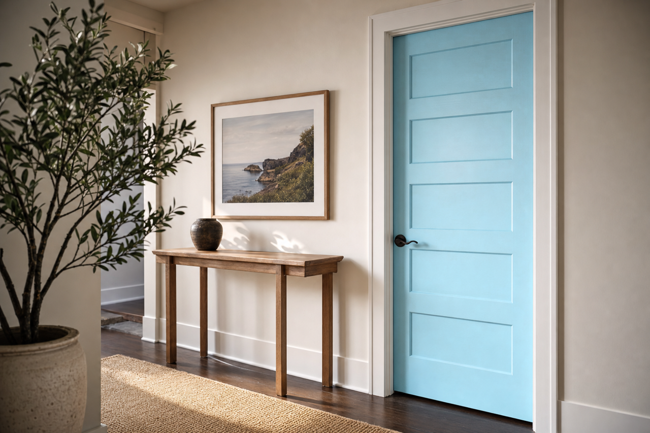 Splash by Benjamin Moore on interior-doors