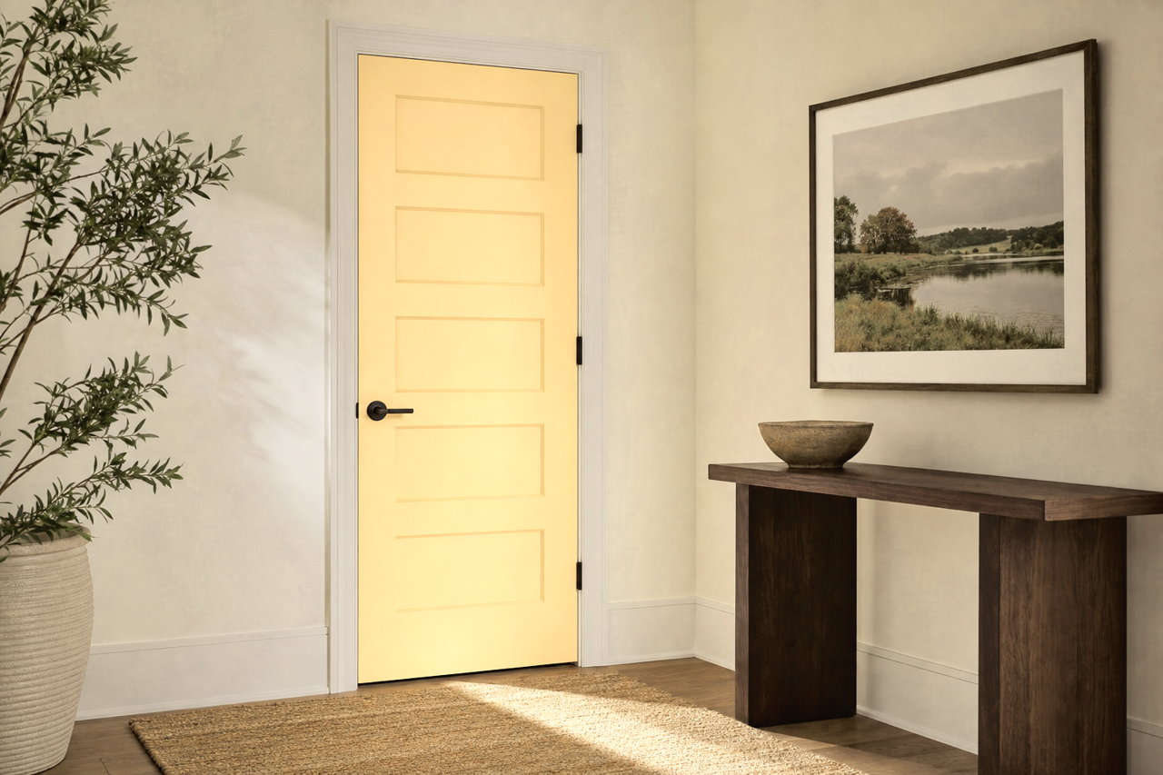 Summer by Benjamin Moore on interior-doors