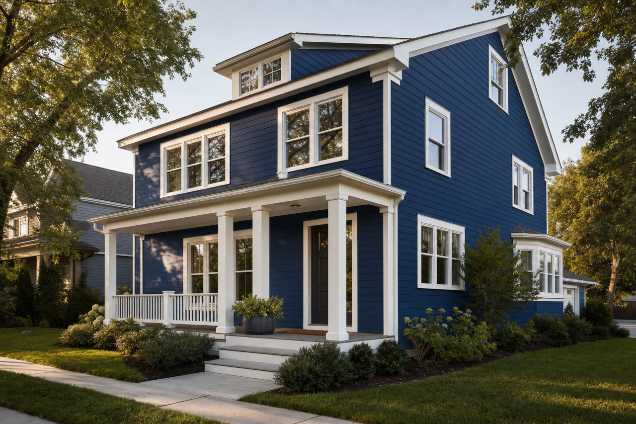 Symphony by Benjamin Moore on exterior