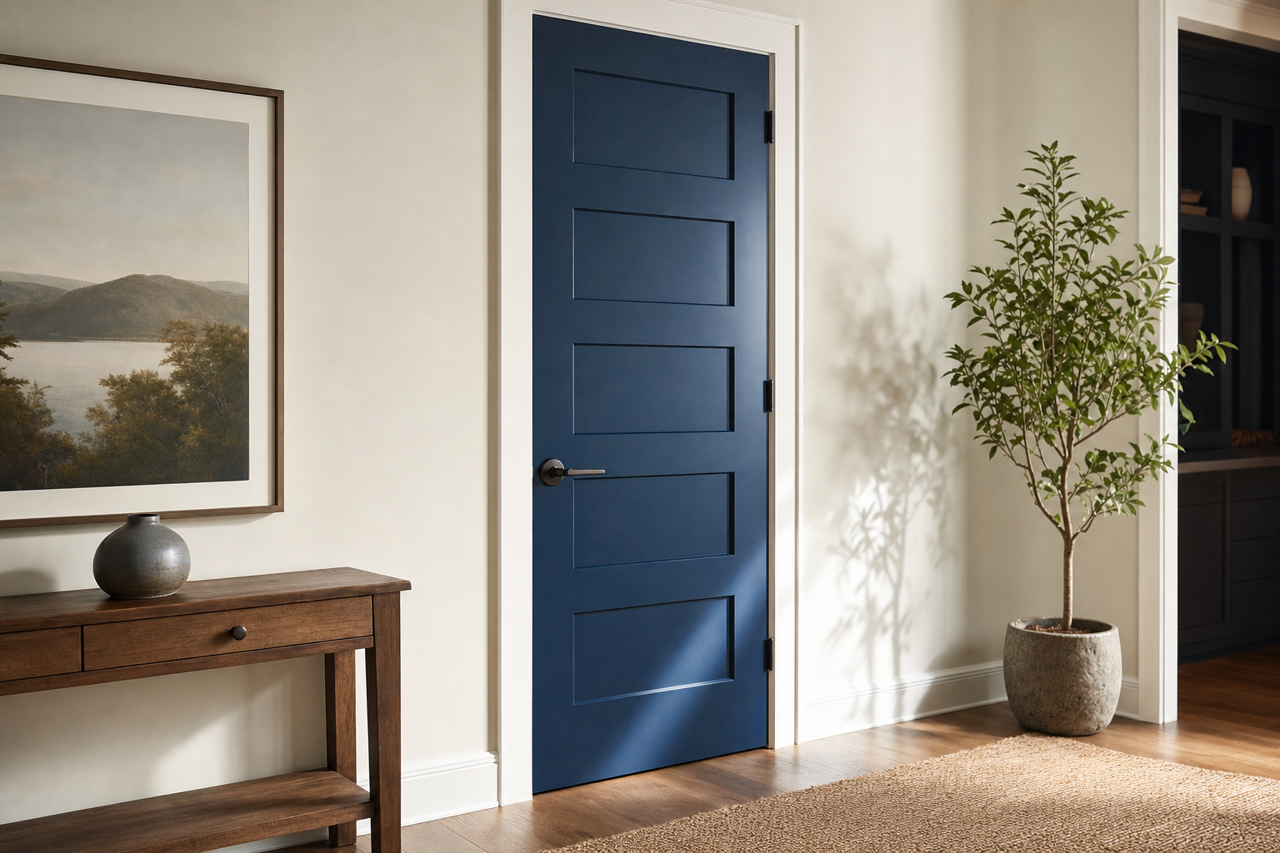Symphony by Benjamin Moore on interior-doors