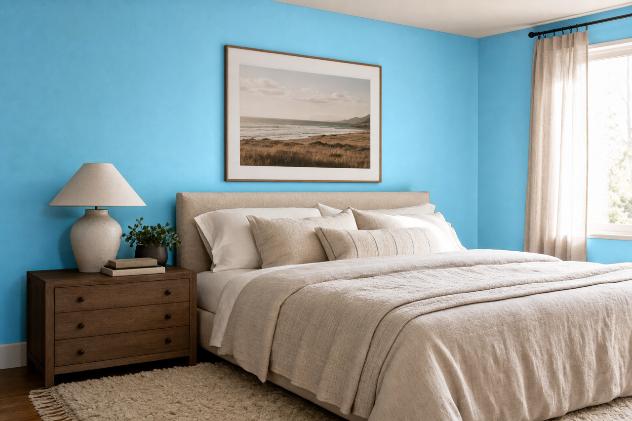 Cayman by Benjamin Moore on interiors