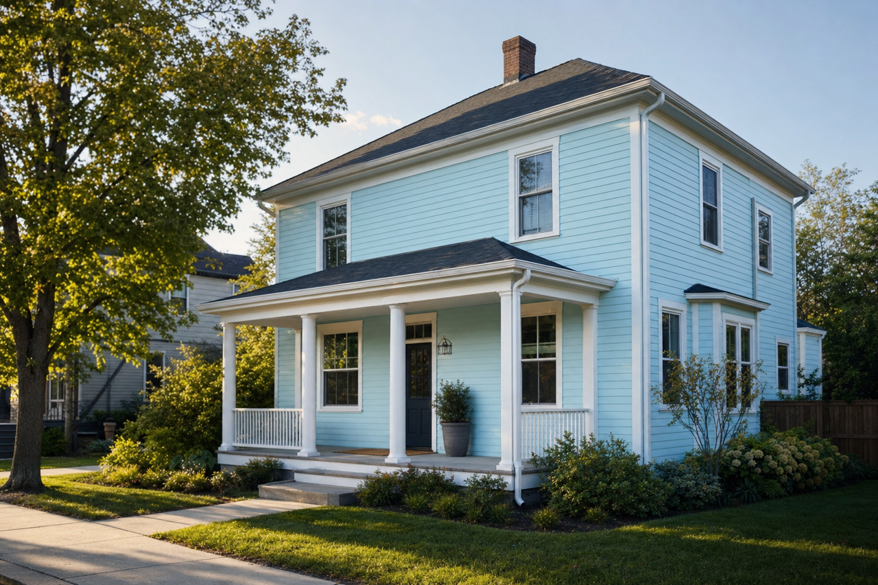 Tear by Benjamin Moore on exterior