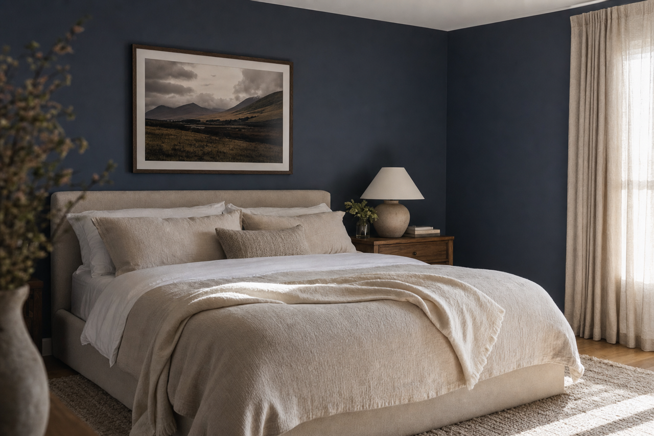 Deep by Benjamin Moore on interiors