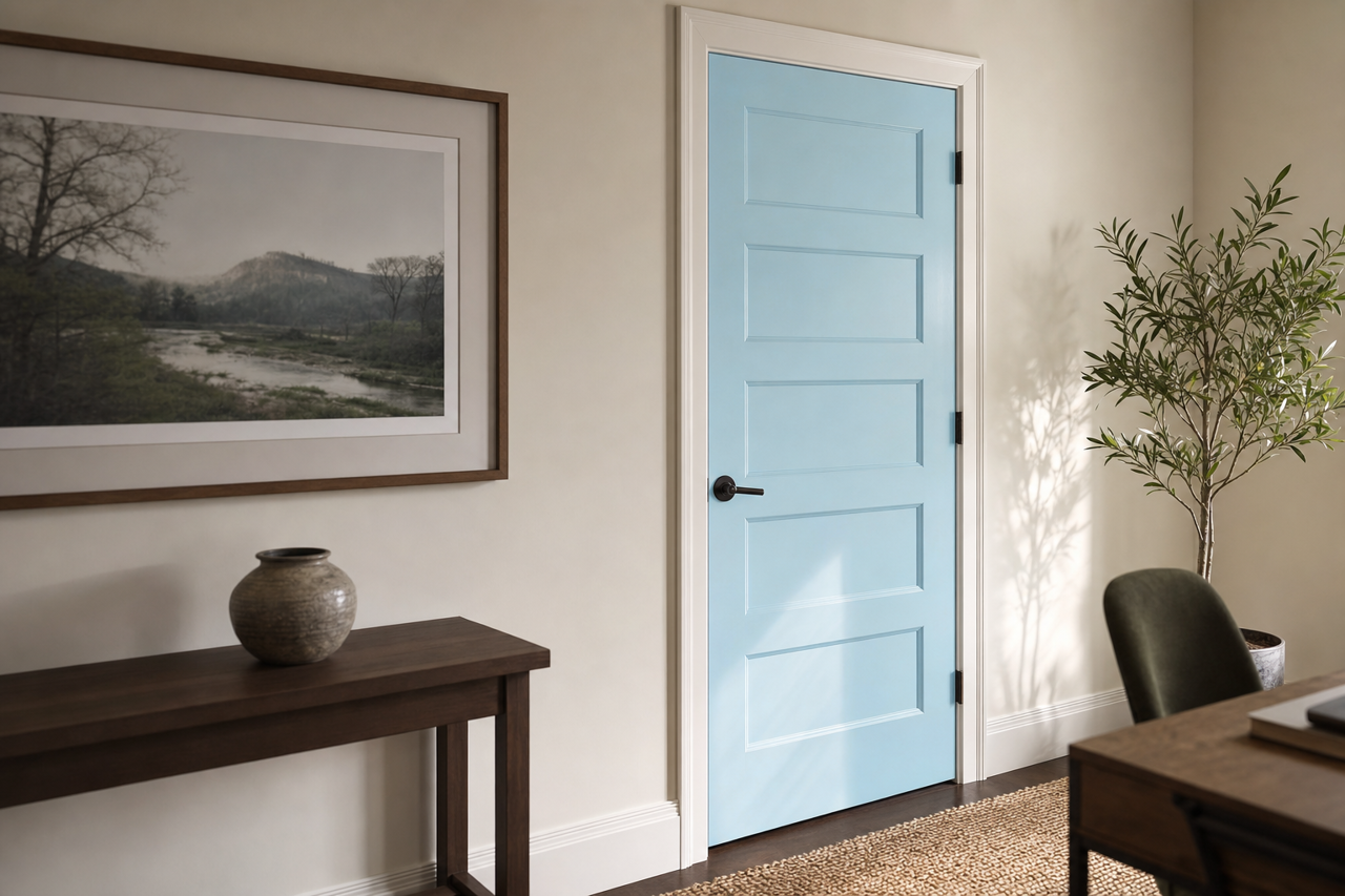 Little by Benjamin Moore on interior-doors