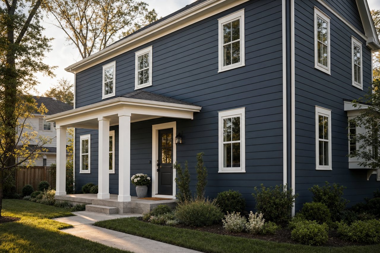 Polo by Benjamin Moore on exterior