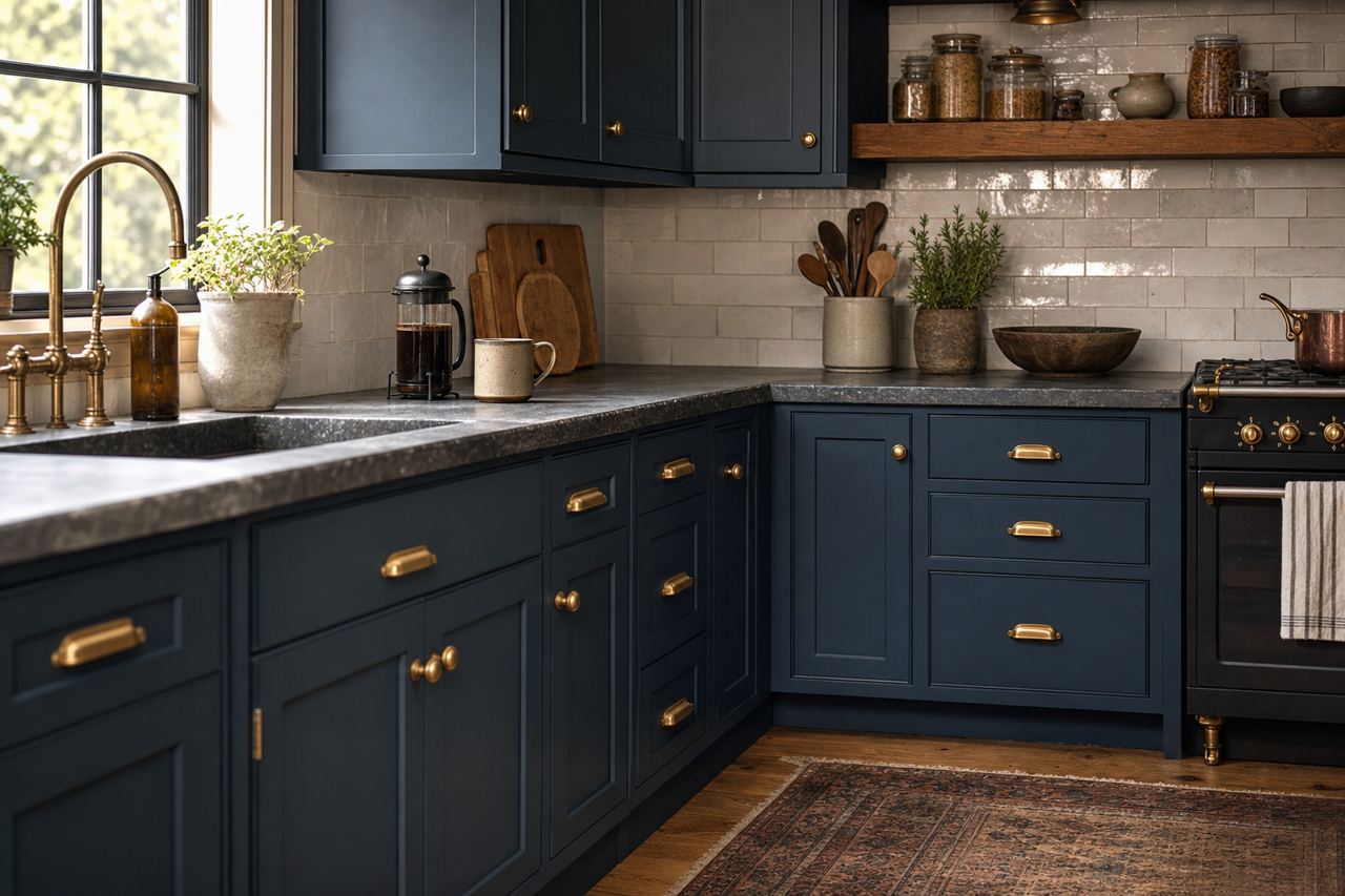 Gentleman's by Benjamin Moore on cabinets