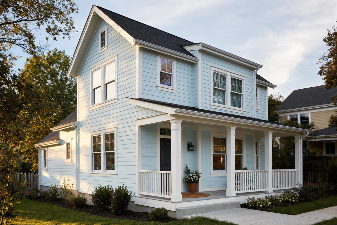 Harbor by Benjamin Moore on exterior