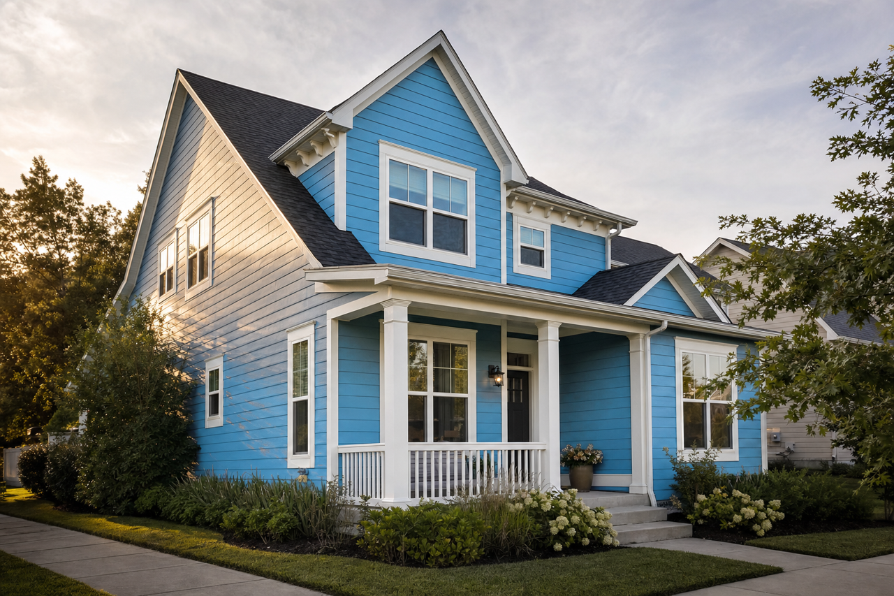 Sailor's by Benjamin Moore on exterior