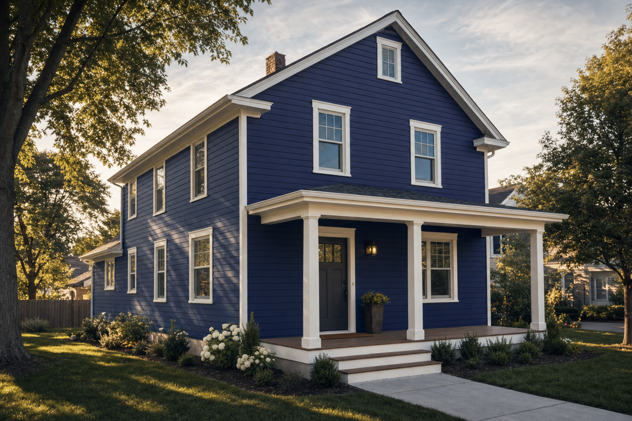Bold by Benjamin Moore on exterior