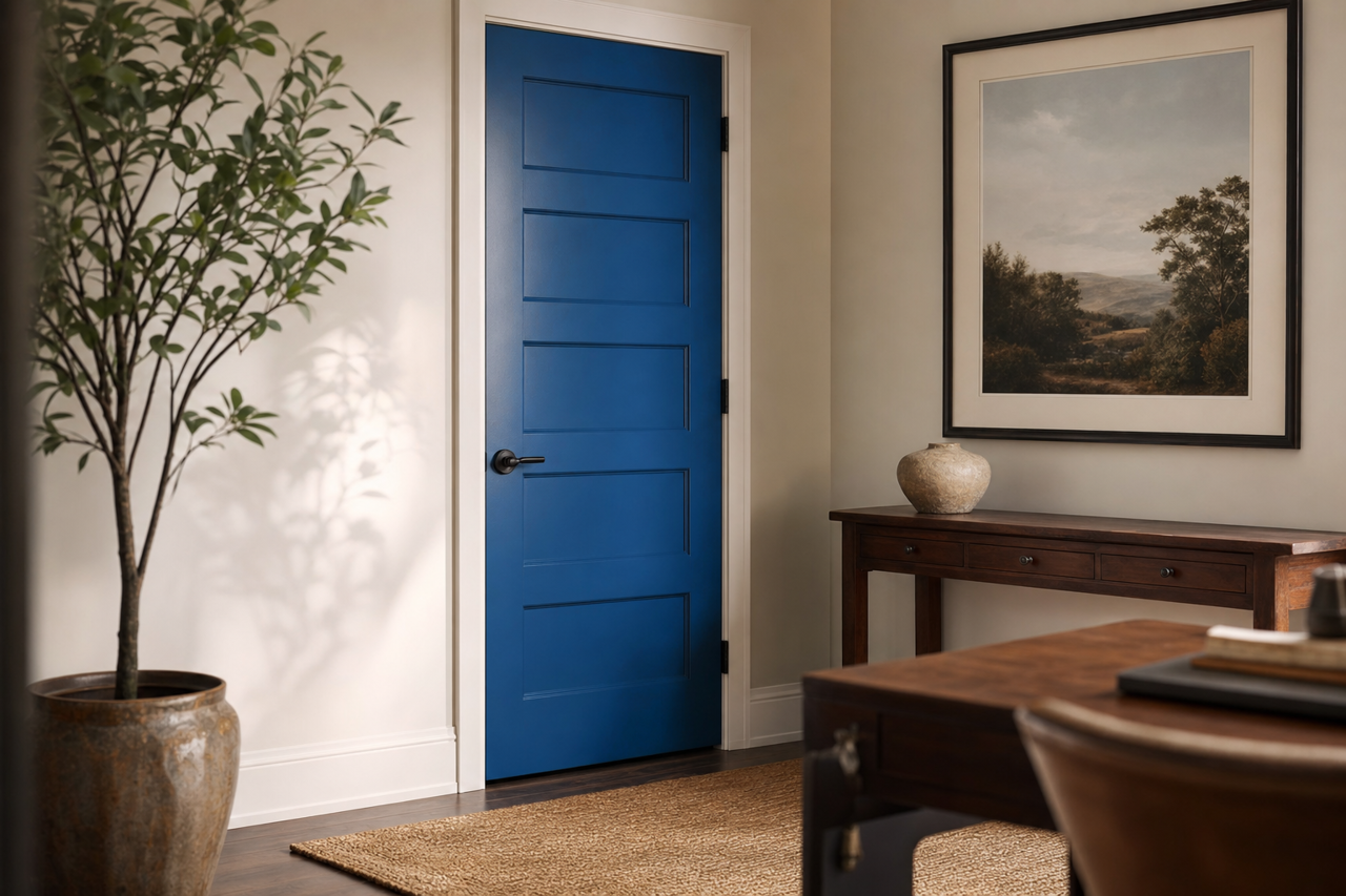 Patriot by Benjamin Moore on interior-doors