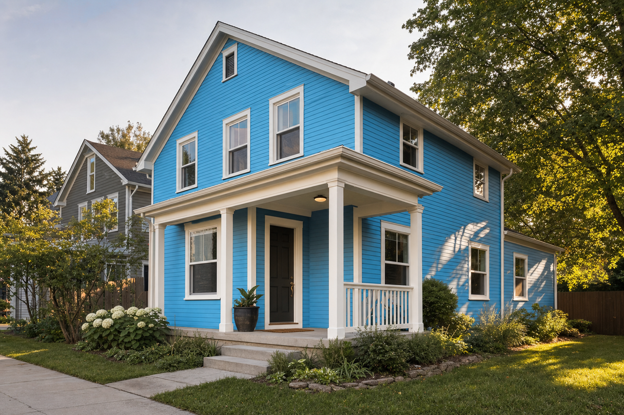 Clearest by Benjamin Moore on exterior