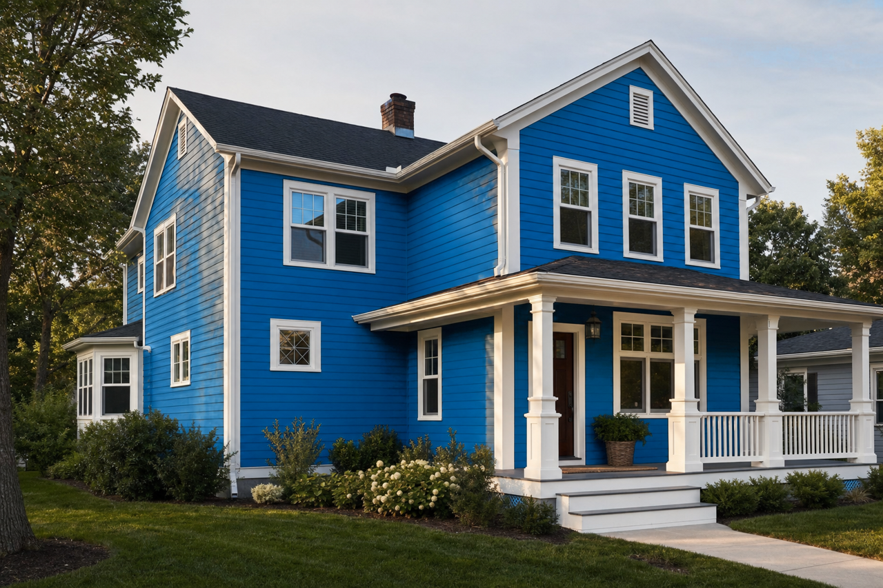 Brilliant by Benjamin Moore on exterior