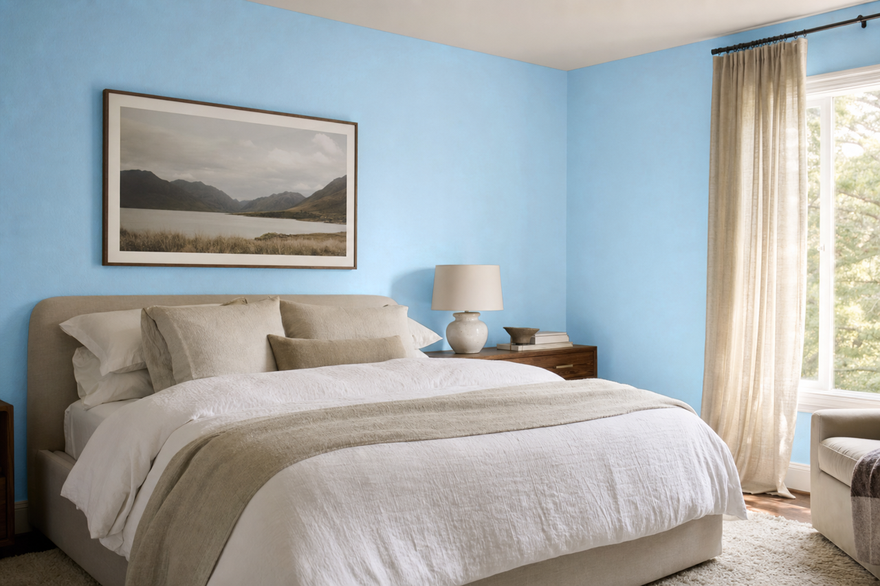 Caribbean by Benjamin Moore on interiors