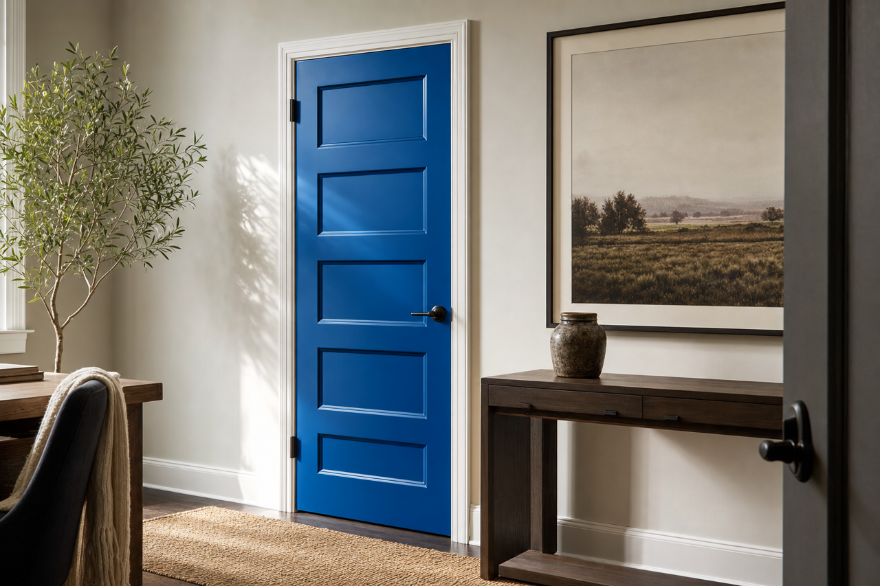 Evening by Benjamin Moore on interior-doors