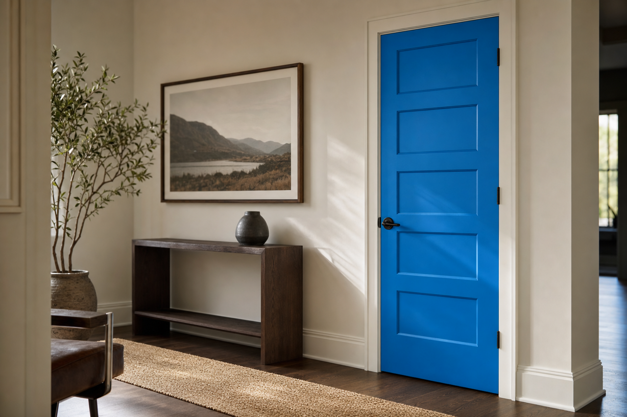 Big by Benjamin Moore on interior-doors