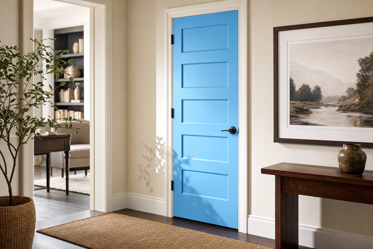 True by Benjamin Moore on interior-doors