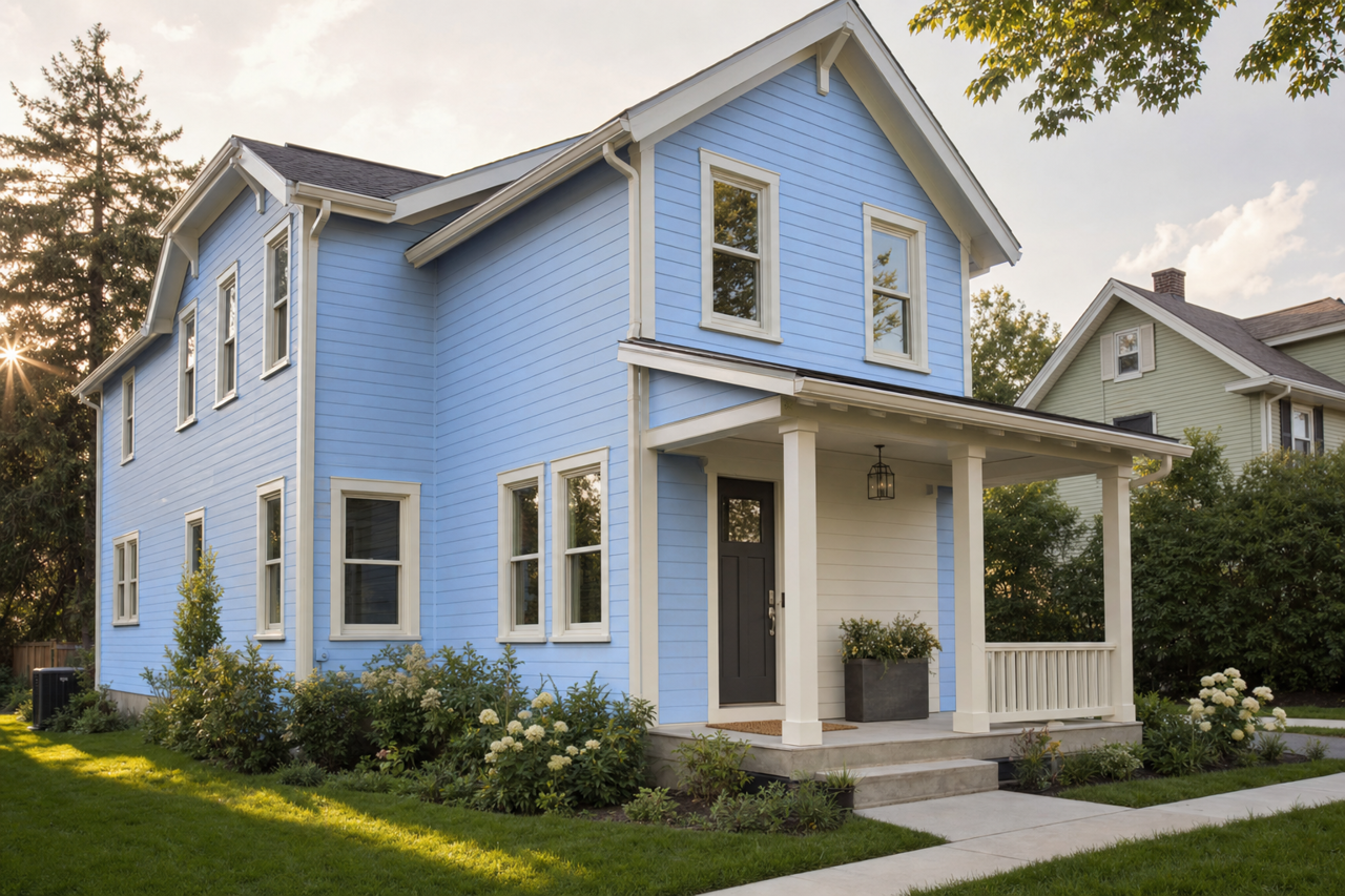 Summer by Benjamin Moore on exterior