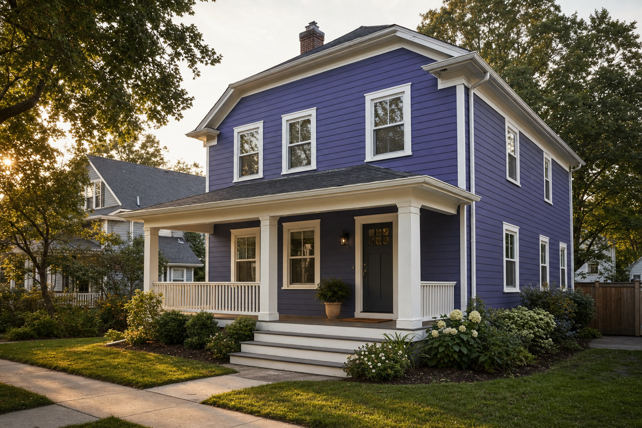 Scandinavian by Benjamin Moore on exterior