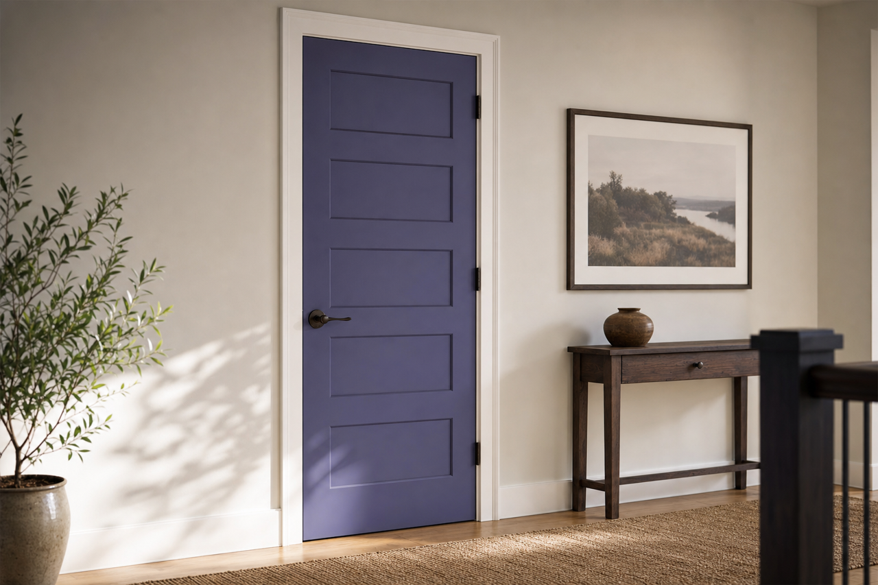 Scandinavian by Benjamin Moore on interior-doors