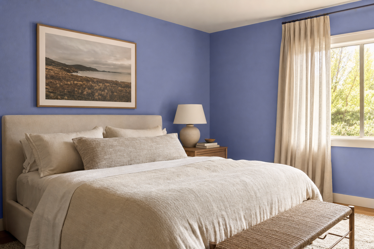 California by Benjamin Moore on interiors