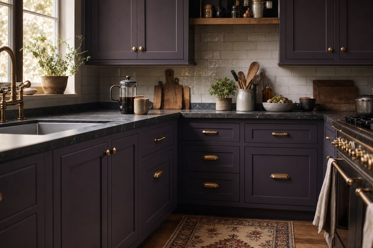 Deep by Benjamin Moore on cabinets