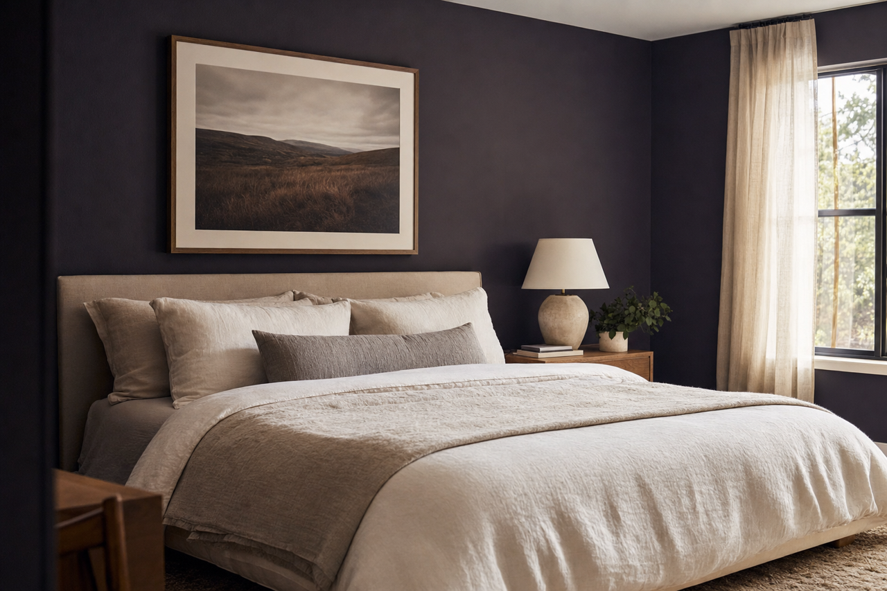 Deep by Benjamin Moore on interiors