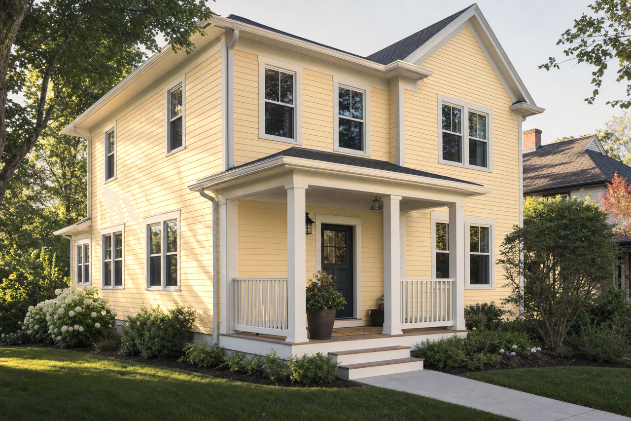 Vellum by Benjamin Moore on exterior