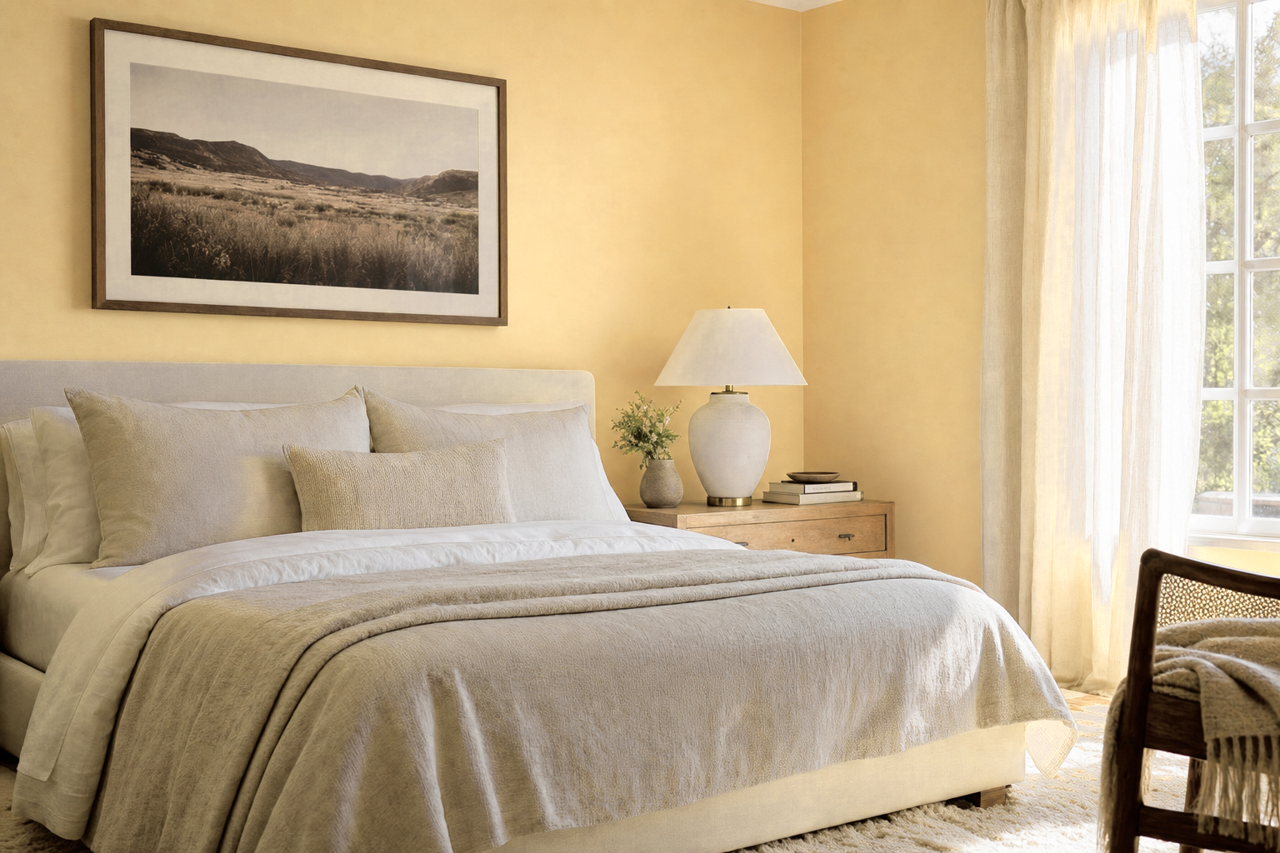 Vellum by Benjamin Moore on interiors