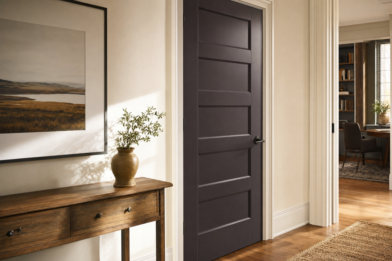 Tulsa by Benjamin Moore on interior-doors