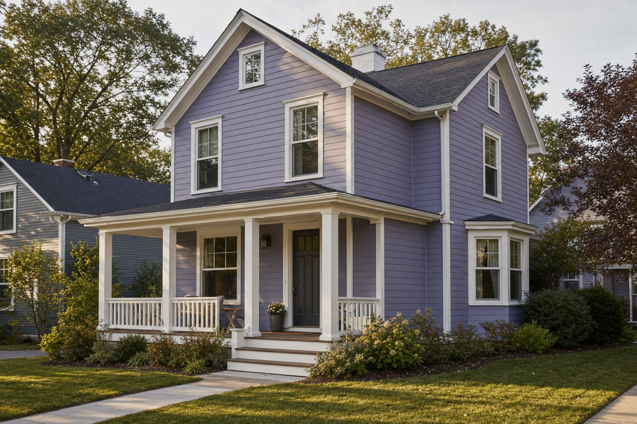 Spring by Benjamin Moore on exterior