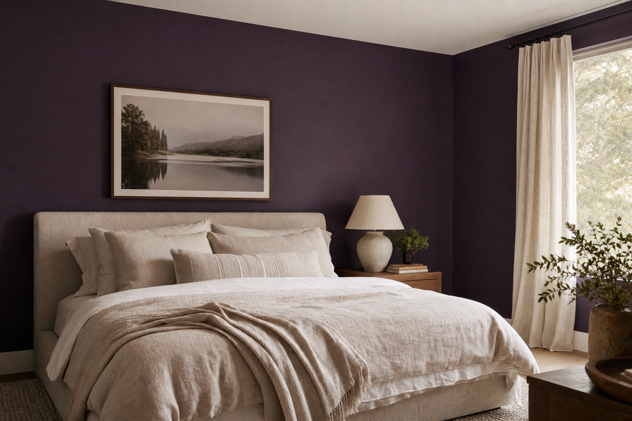 Exotic by Benjamin Moore on interiors