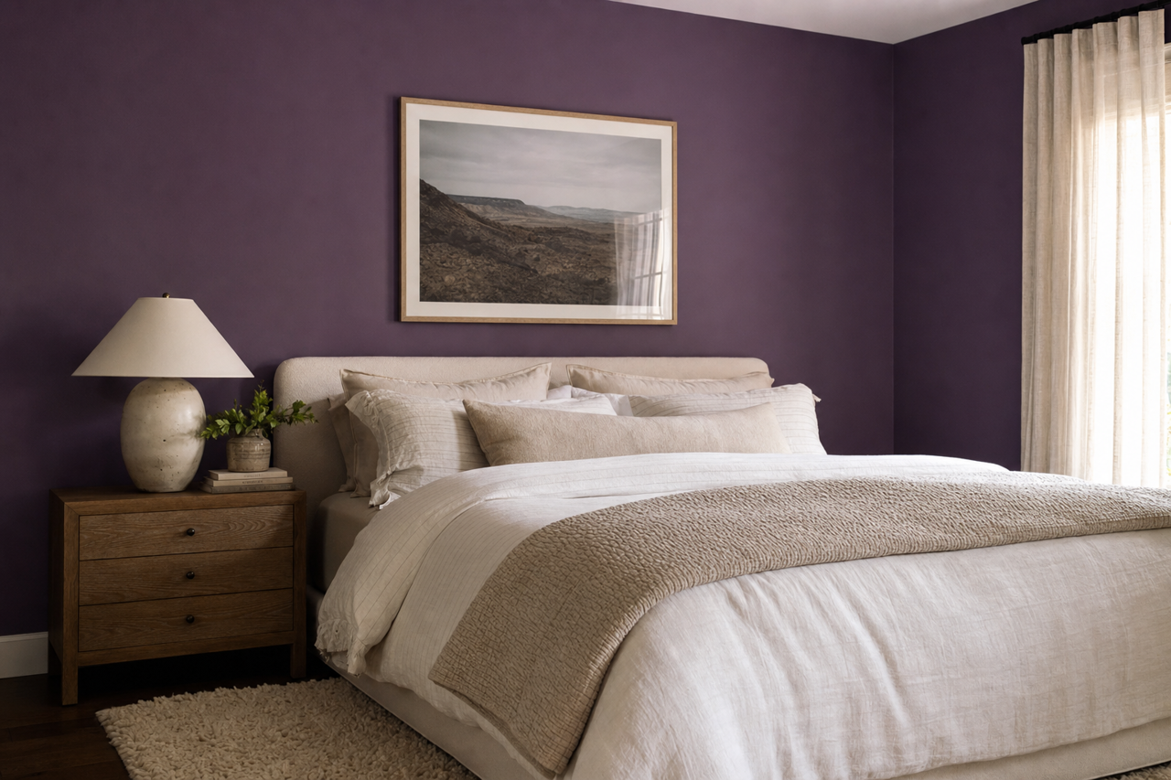 Gentle by Benjamin Moore on interiors