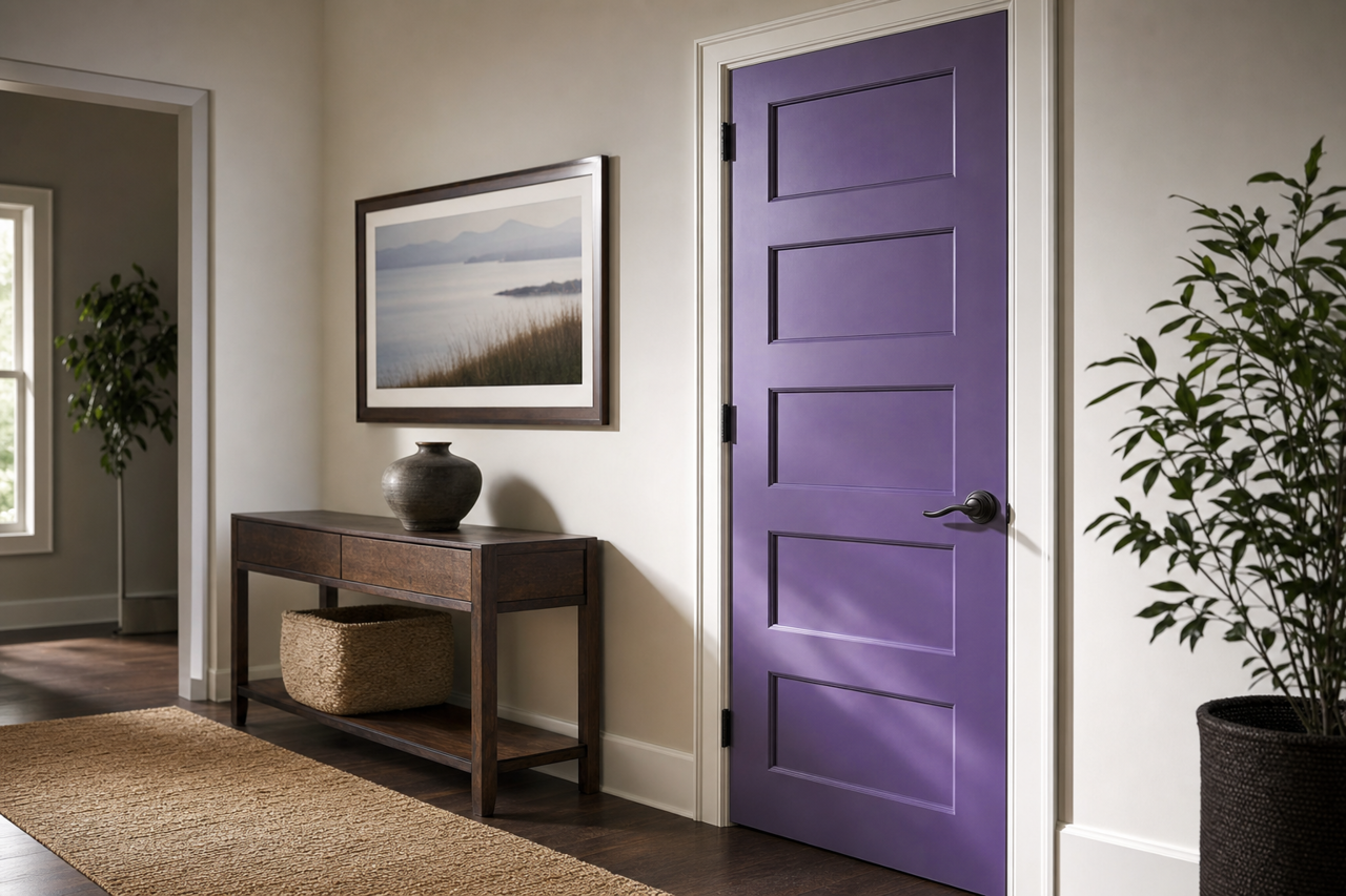 Mystical by Benjamin Moore on interior-doors