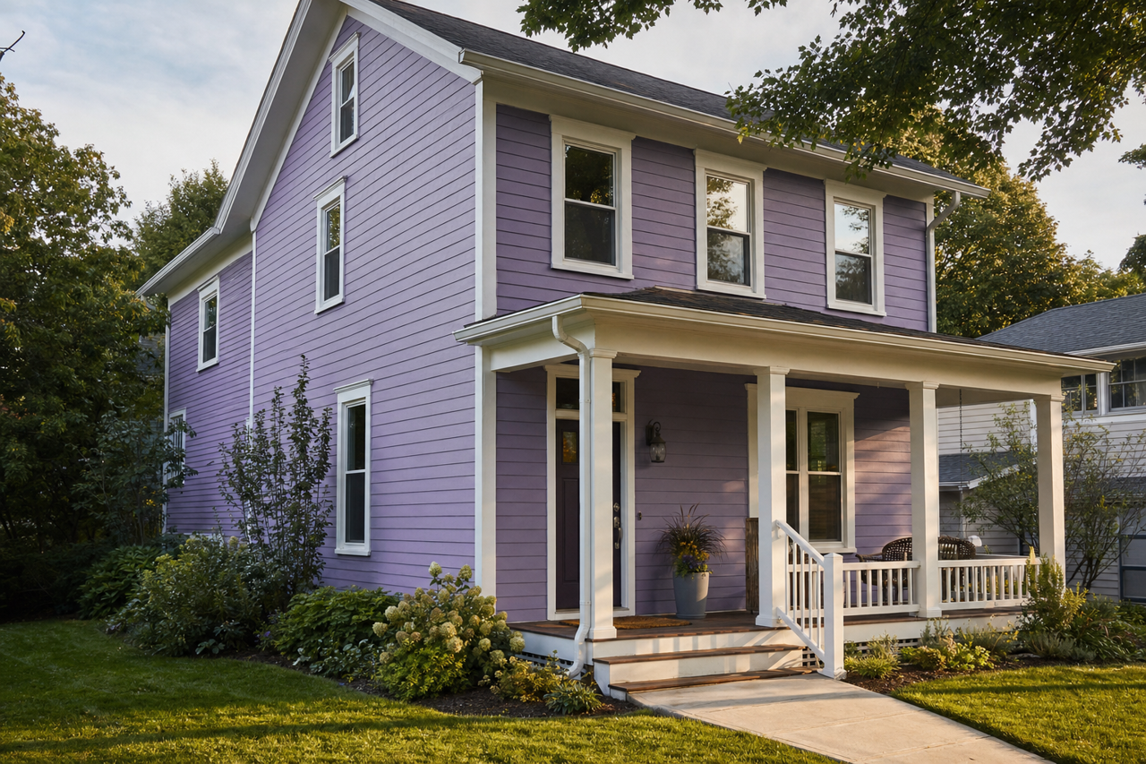 Crocus by Benjamin Moore on exterior