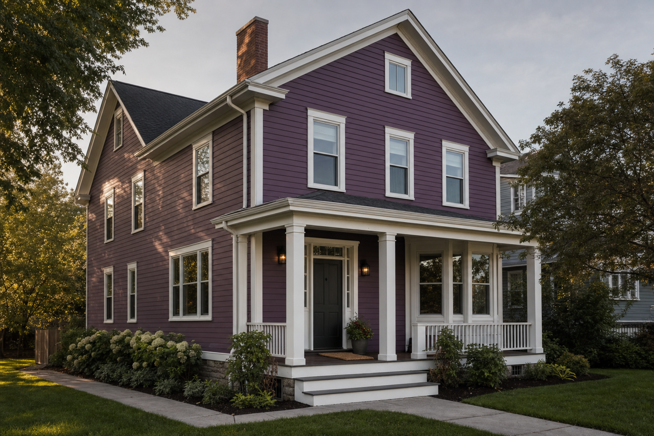 Autumn by Benjamin Moore on exterior