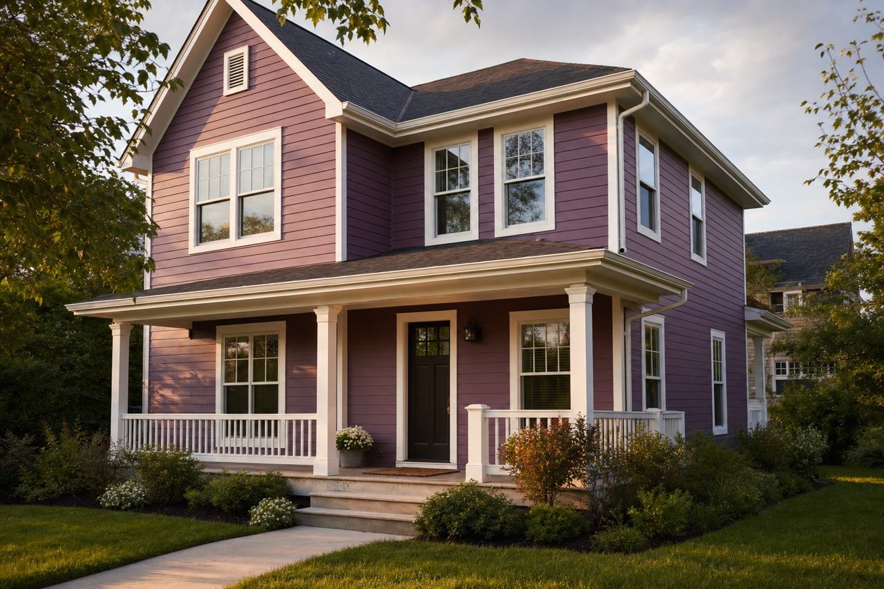 Passion by Benjamin Moore on exterior