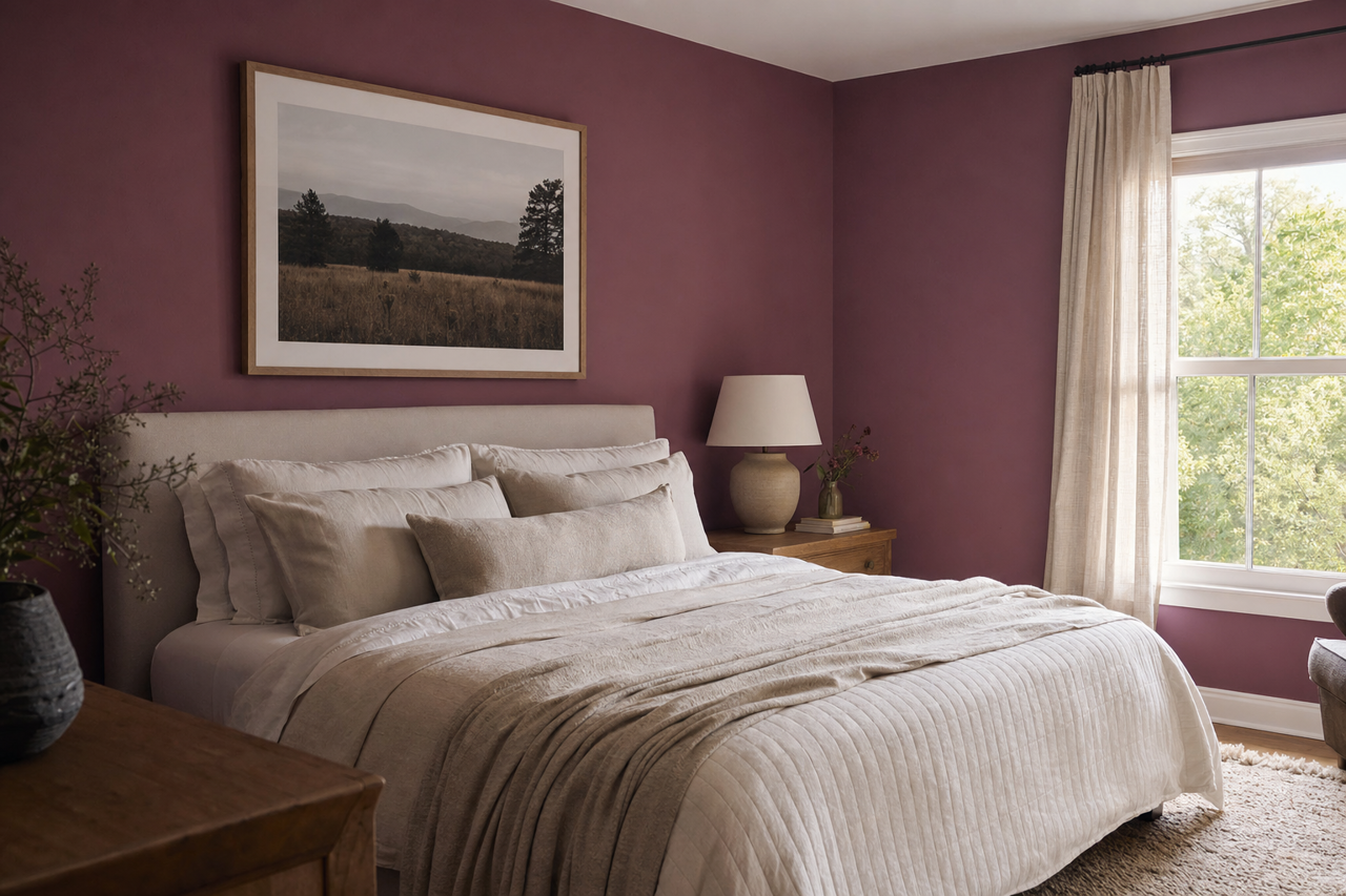 Passion by Benjamin Moore on interiors