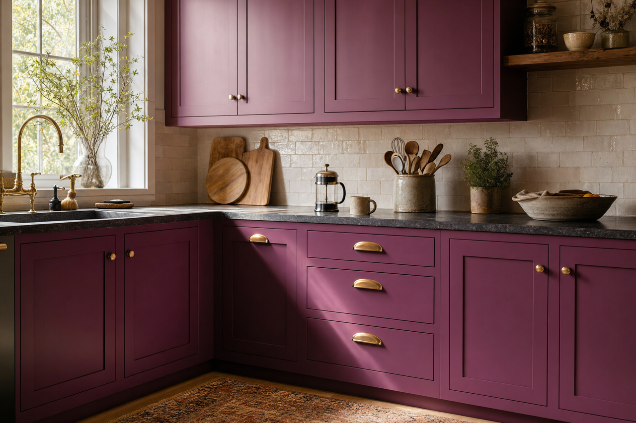 Summer by Benjamin Moore on cabinets