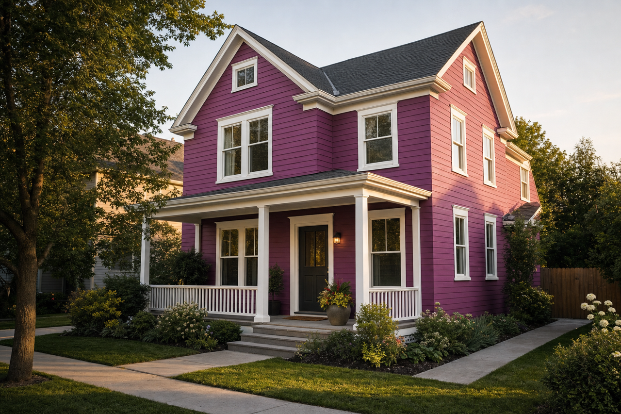 Summer by Benjamin Moore on exterior
