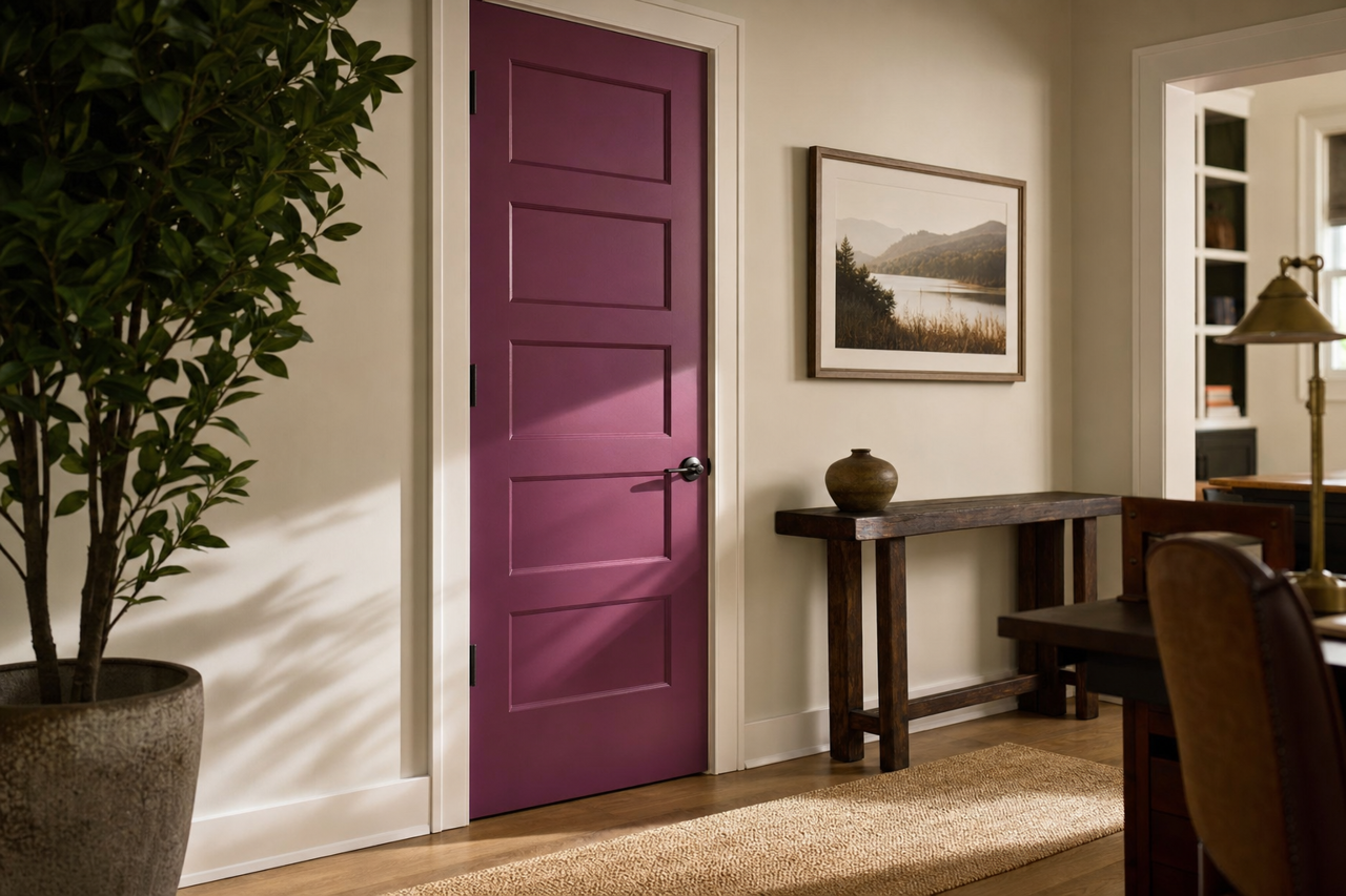 Summer by Benjamin Moore on interior-doors