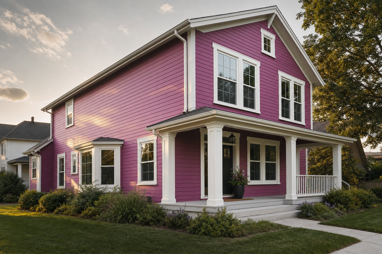 Twilight by Benjamin Moore on exterior