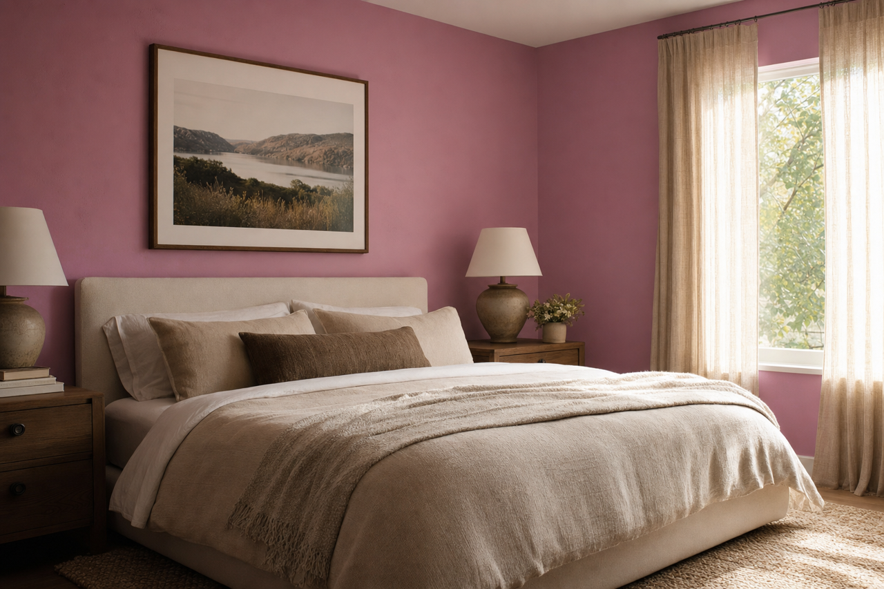Lilac by Benjamin Moore on interiors