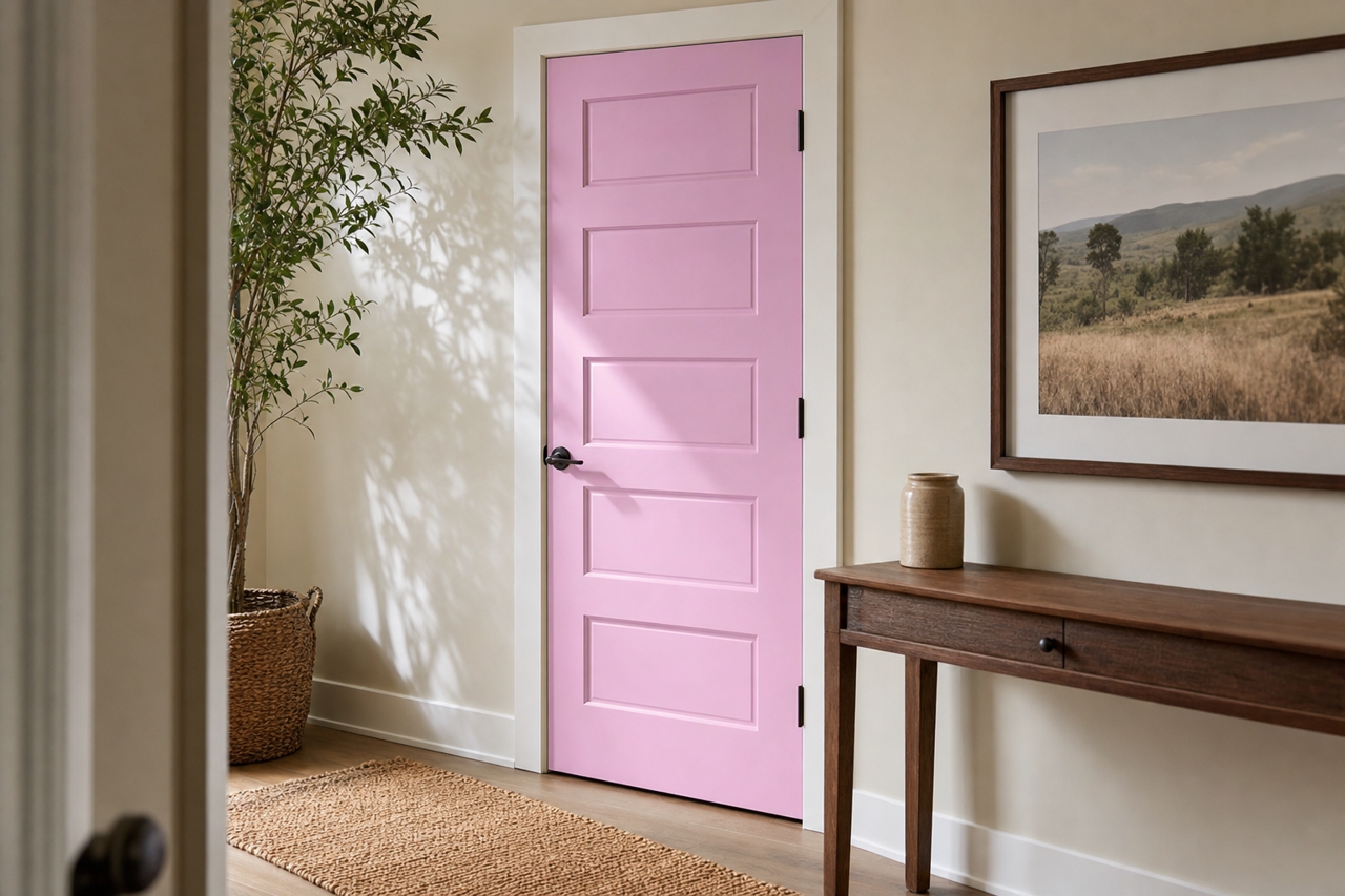 Exotic by Benjamin Moore on interior-doors