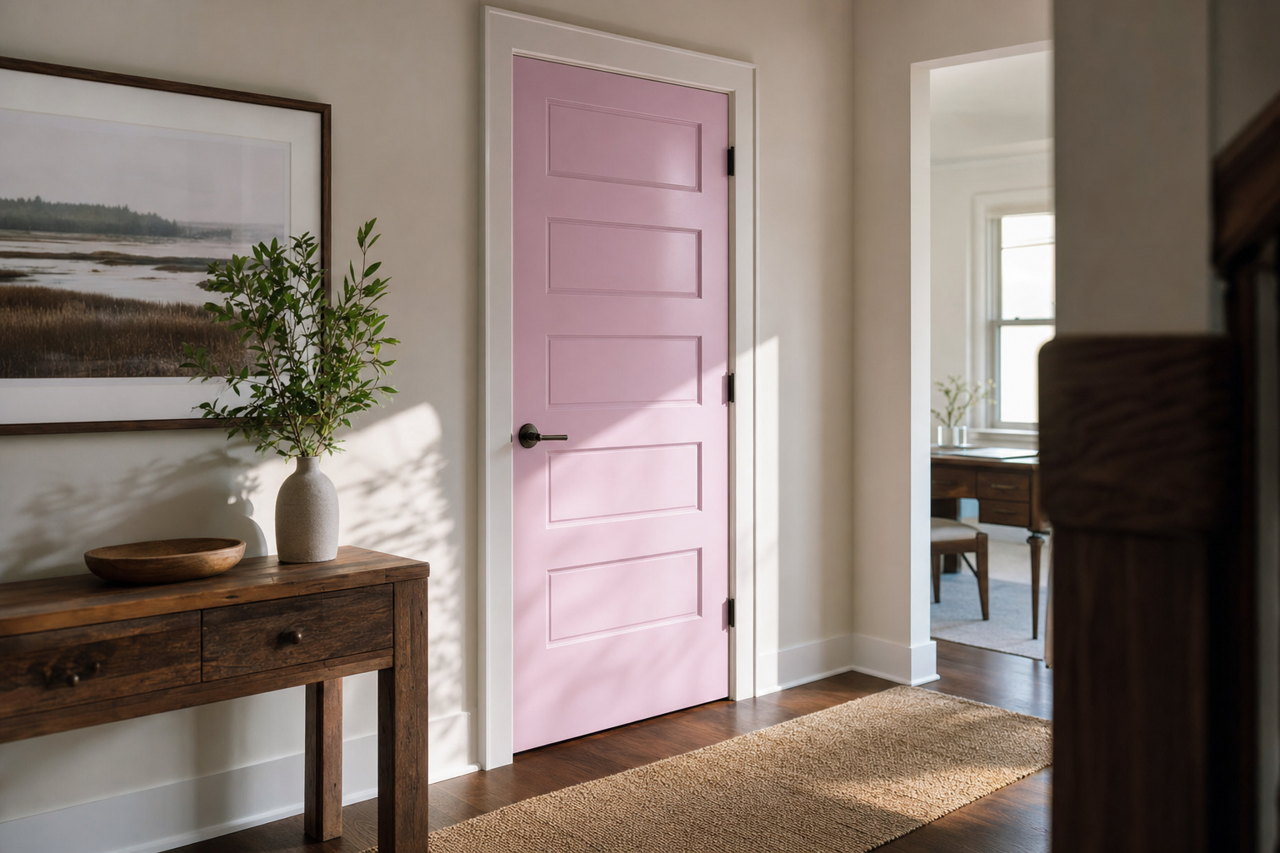 Bunny by Benjamin Moore on interior-doors