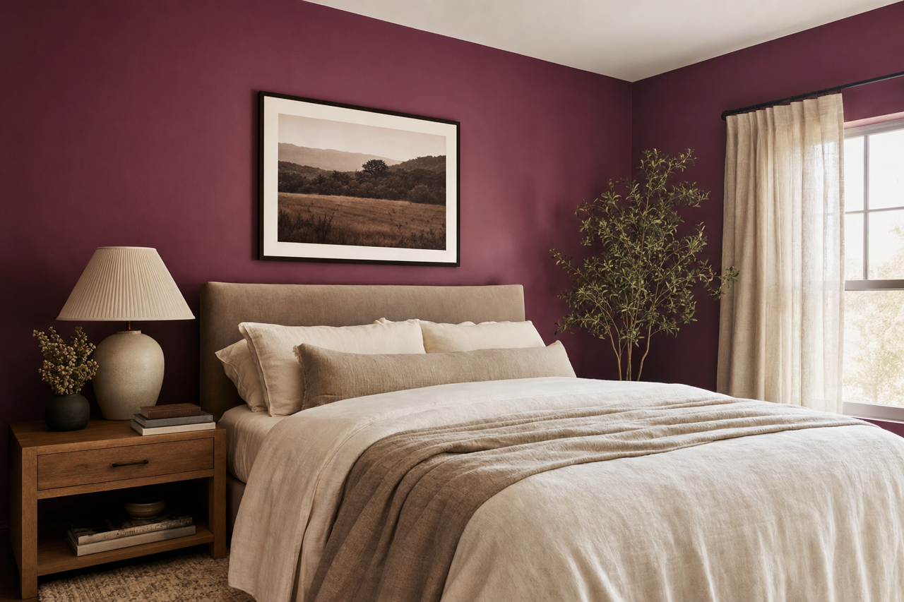 Dark by Benjamin Moore on interiors
