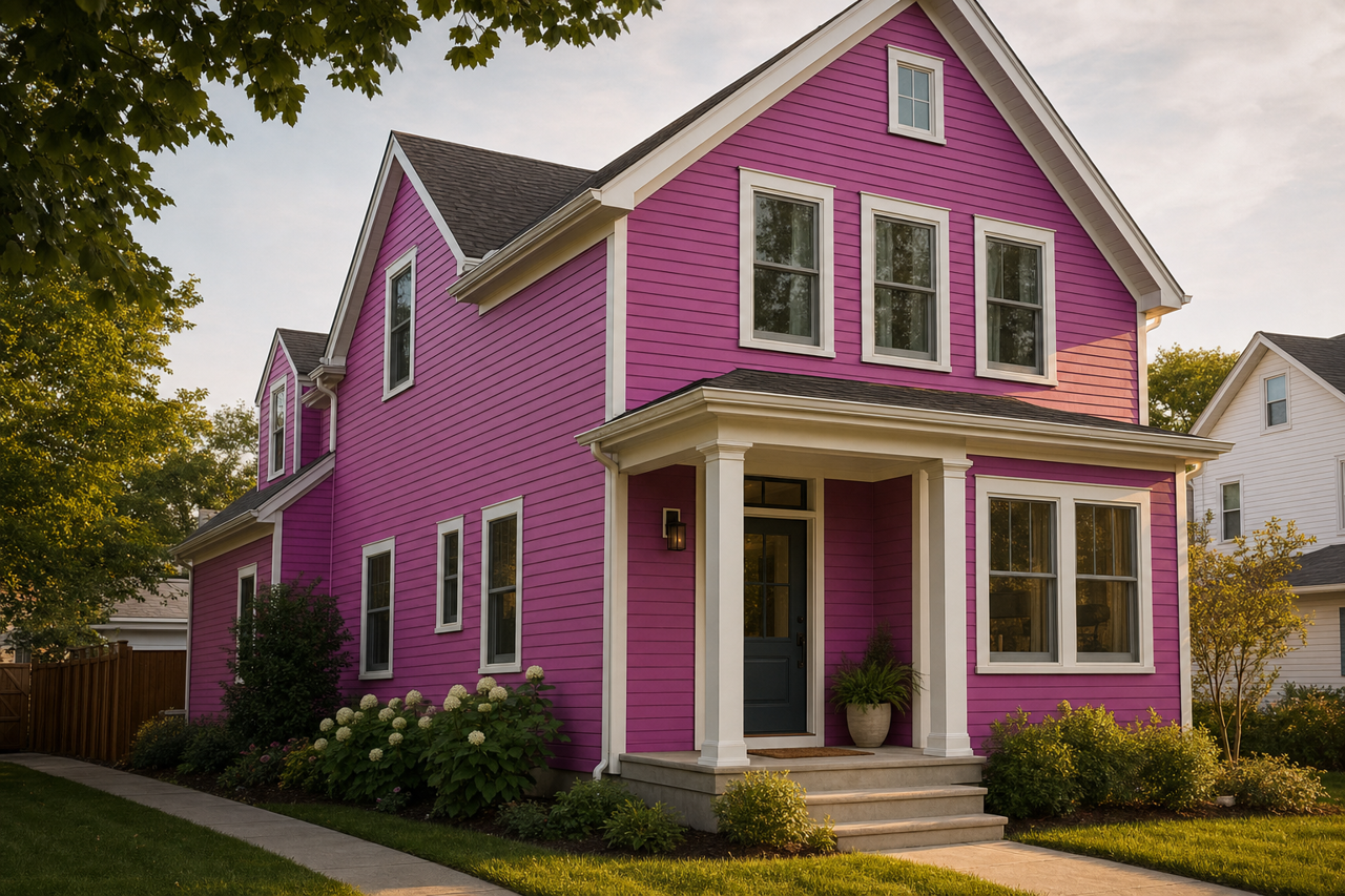 Pre-Dawn by Benjamin Moore on exterior