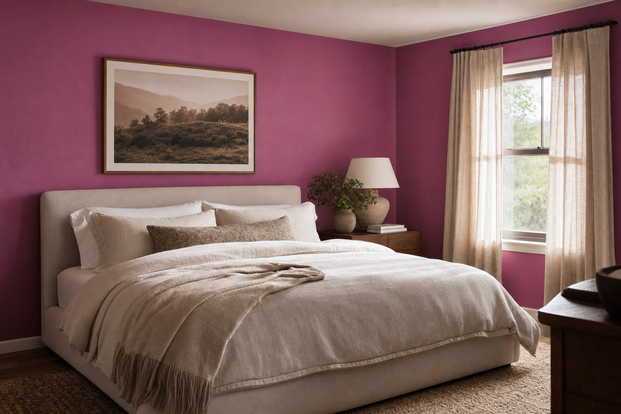 Pre-Dawn by Benjamin Moore on interiors