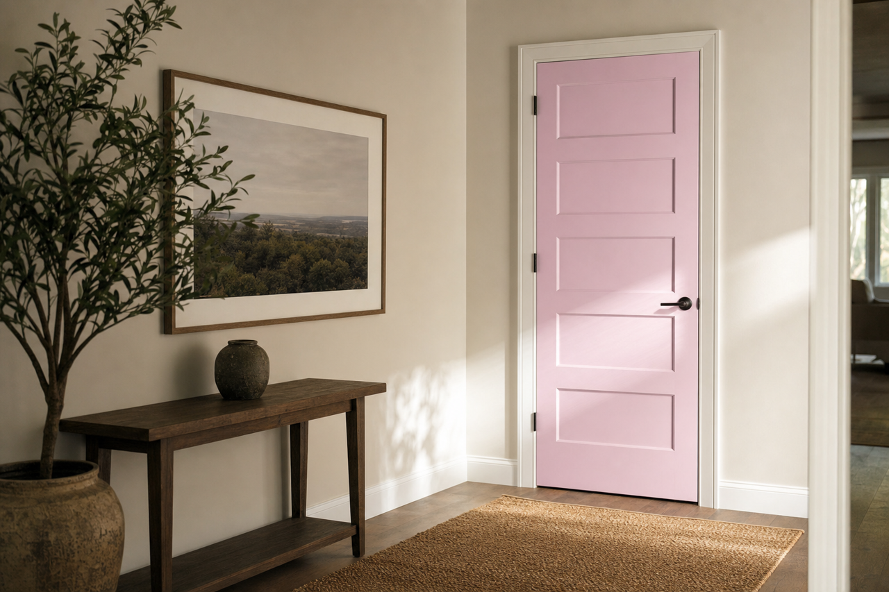 Passion by Benjamin Moore on interior-doors