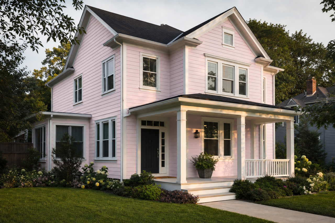 Charming by Benjamin Moore on exterior